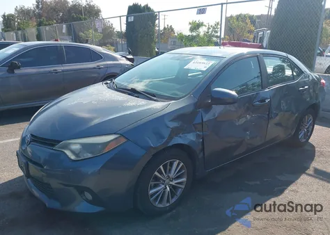 2015 Toyota Corolla Le Plus from USA, damaged, VIN 5YFBURHE3FP183460